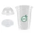 Import Customization 12 14 16 Oz Clear PLA Printed Logo Biodegradable Plastic Cups from China