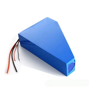 Customize  triangle  52v 36 volt 5.2ah 9ah 11.6ah 17ah  li-mn  lithium ion battery for electric bicycle triangle