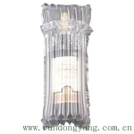 Customized air bubble film roll column cushion dunnage bag for wine