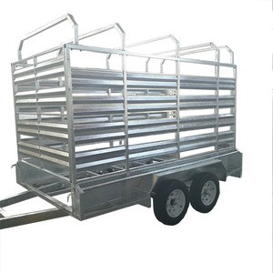 Customized durable livestock trailer for cattle