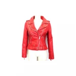 Customized Womens Quilted Leather Jacket/High Fashion women Leather Quilted Jacket black/Women Real sheepskin Leather Fashion Jacket