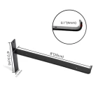 Customized sheet metal shelf wall mounting book display holder metal bracket