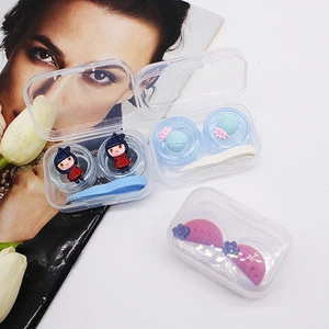 Cute cartoon contact lens care box,new products 2018 innovative product