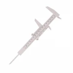 D Wholesale White Black 150mm Plastic Marking Brow Eyebrow Caliper Microblading Vernier Caliper Ruler