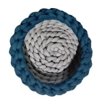 D40cm 14 colors min 1pc 100% polyester faux cotton SEWN machine wash tube  knit nest pet accessories cat dog product house ped