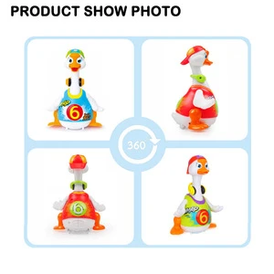 Dancing Hip Hop Goose Educational Baby Toy With Light Music