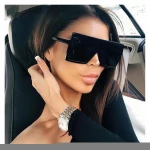 DARSIN Eyewear 2020 Wholesale Fashion Luxury Oversized Square Rectangle Big Frame Women Sunglasses