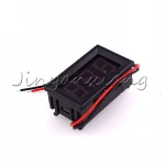 DC5-120V dc 12V 24V 36V 100V  Voltmeter 0.56 inch Digital Volt Meter two wires Blue display tube