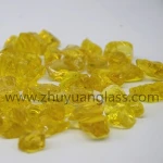 Decorative Glass Function and Curve Shape big crushed glass chips