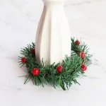 Decorative Spring Wreath Artificial Pine Needle Xmas Wreath