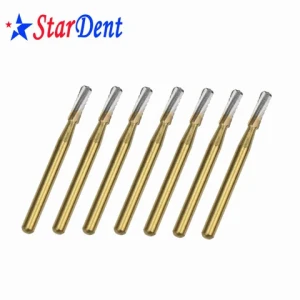 Dental Endo  Rotary File Tungsten Carbide Burs High Speed Gold