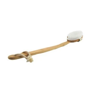 Detachable phyllostachy Pubescens Handle Soft Hair PP Brush High Quality Bath Brush With Big Size Handle
