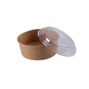 Disposable Biodegradable Craft Paper Rice Bowl disposable Donburi Bowl Salad Bowl