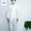disposable medical microporous covreall medical PPE coveralls PPE Coverall with Shoes Cover with price