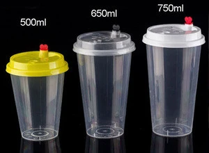 Disposable Plastic  Cup With Lid