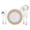 Disposable Plastic Tableware with Hot Stamping