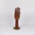 Import DLW481 Artist hand manikin Beech wood display hand dark coffee color 11.8" length include base for decorative supplies from China