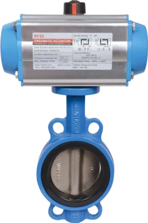 DN150 DN50 DN250 DN200 10 inch Soft Seat Pneumatic Actuated Ductile Cast Iron air Motorized Butterfly Valve