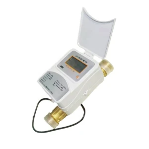 DN15 Lorawan mbus water meter iot Digital Ultrasonic Liquid water flow meter with tenperature sensor meter rs485