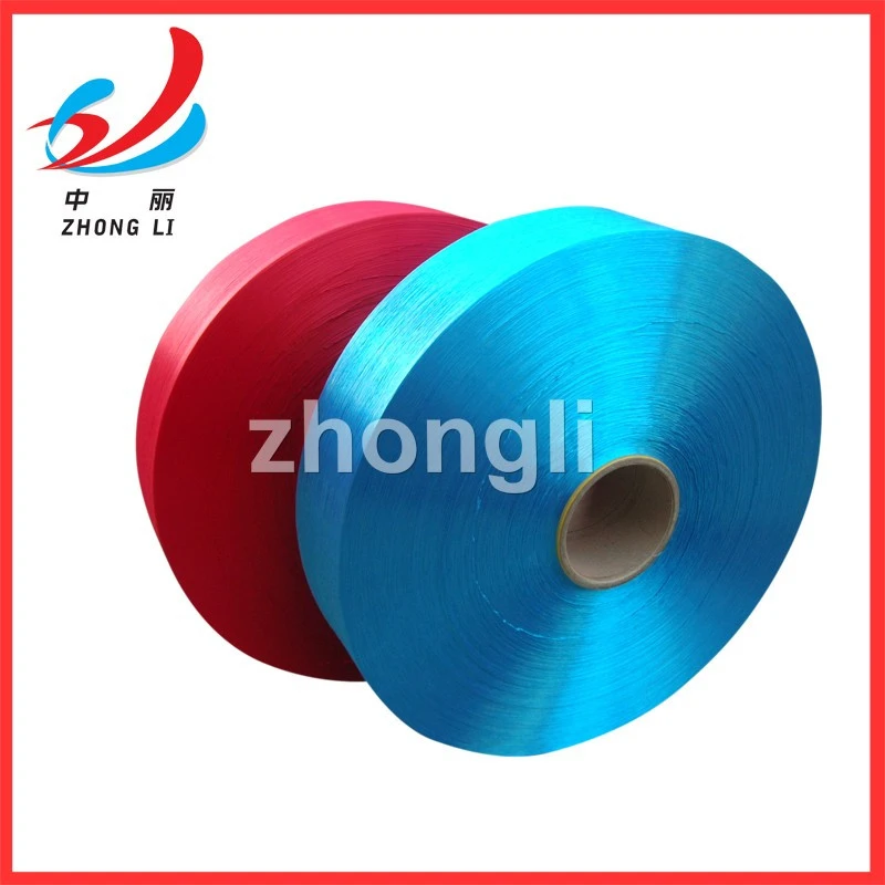 Dope Dyed color POY 100% polyester yarn 150/48 300/96 color(75D-600D)