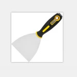 Double color rubber handle carbon steel scraper with a little accessory