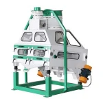 Double farm destoner machine for selection