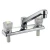 Import double handle basin kitchen faucet    8&quot; Inch South America chrome basin faucet from China