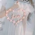 Import Double Love Flower Branch Love Cake Toppers Acrylic For Valentines Day Wedding Baking Cake Decoration from China
