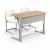 Import Double Table School Furniture Wood Desktop Table from China