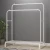 Drying Rack Double Rods Clothes Dryer Hanger Clothing Storage Metal Stand