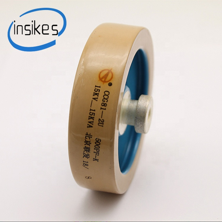 Condensatore Ceramico Alta Tensione/Frequenza &ndash; 500pF 15kV &ndash; Modello CCG81-2U