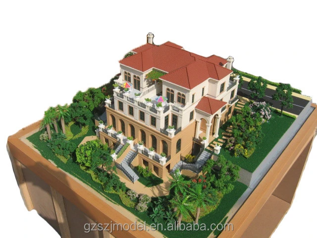 Duplex villa house model making, Scale:1:75 building model
