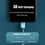 Durable 2M Length 3A fast charging flexible liquid silicone rubber micro usb type c phone charger cable