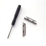 EACHE 316 Stainless Steel Connector Fit For Apple Watches Black Silver Have 38mm 42mm In Stock Watch Band Screw Connector
