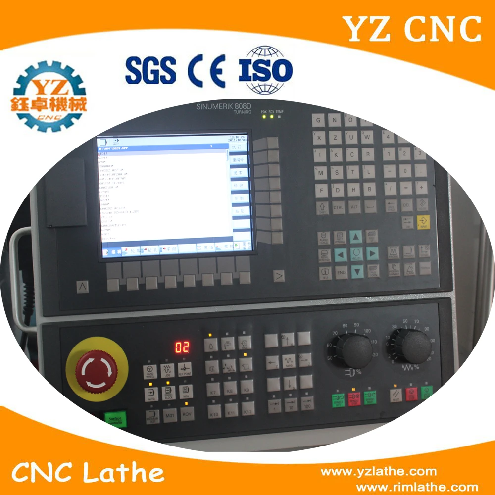 Easy operation cnc system CK6136 metal lathe with GSK928 controller