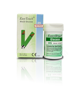 EasyTouch Blood Glucose Test Strips (Available in 25&#39;s and 50&#39;s)