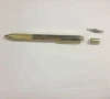 Eco friendly 4 in 1 metal multifunction pen brass material