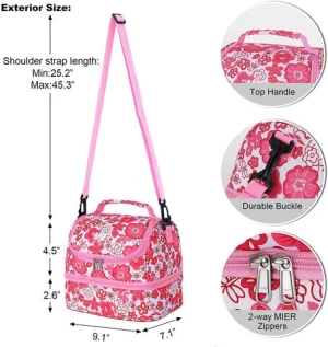 Eco friendly customize kids cooler bags with straps