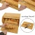 Import Eco-friendly Natural Bamboo Kitchen Counter Food Storage Bread Box Top Bamboo Storage Bin with Rolling Lid from China