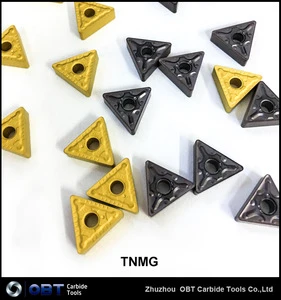 Efficient TiC coating TNMG 160408 tungsten carbide turning inserts tool for cnc machine