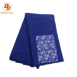 Elastic Cord Lace Fabric For Wedding By Embroidery Lace Machine
