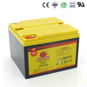 electric bicycle rickshaw battery 12v 24ah electric vehicle battery
