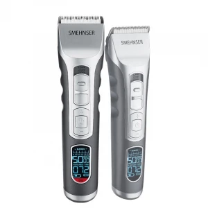 Electric LCD digital display ceramic blade micro electric cordless hair trimmer
