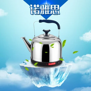 Electric stainless steel household portable hot  water kettle with anti-dry-burning automatic power off