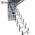 Electric telescopic stairs loft, invisible folding, lifting, rotating, domestic indoor extension duplex villa ladder