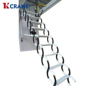 Electric telescopic stairs loft, invisible folding, lifting, rotating, domestic indoor extension duplex villa ladder