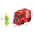 Electric Toy Bubble Machine for Kids , Garbage/Fire/Police Truck w/ Light and Sound , Bump Goes Around and Change Direction-4 oz