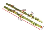 electrical power distribution earth metallic strip. earth contact copper busbar