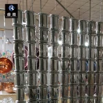 Electroplated Fiberglass Sewing Thread Tube for Window display Drops