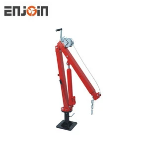 ENJOIN 2000 Lbs Pickup Truck Crane With Cable Winch